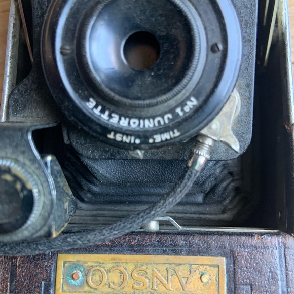 Historic 1925 Ansco Binghampton No.1 juniorette Camera. With corded shutter. - Picture 12 of 13